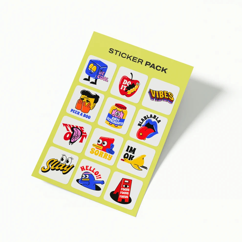 Custom stickers printed by TeePlus