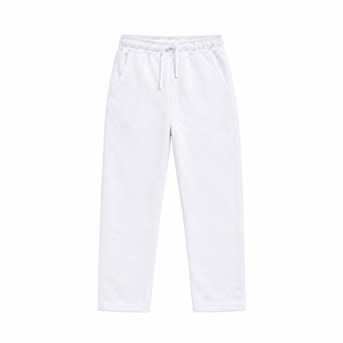 Basic Kids Sweatpants Open Hem