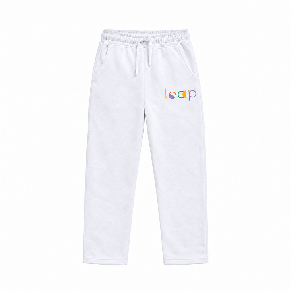 Leap Kids Sweatpants Open Hem