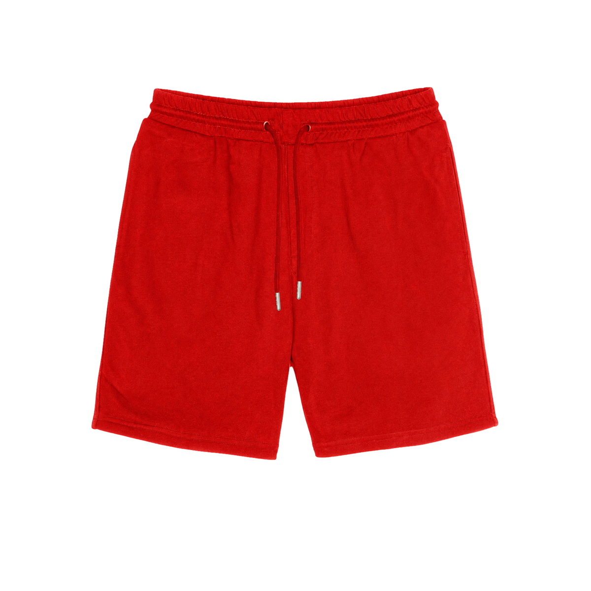 Basic Kids Cotton Shorts in Red