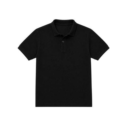 Basic Kids Polo in Black