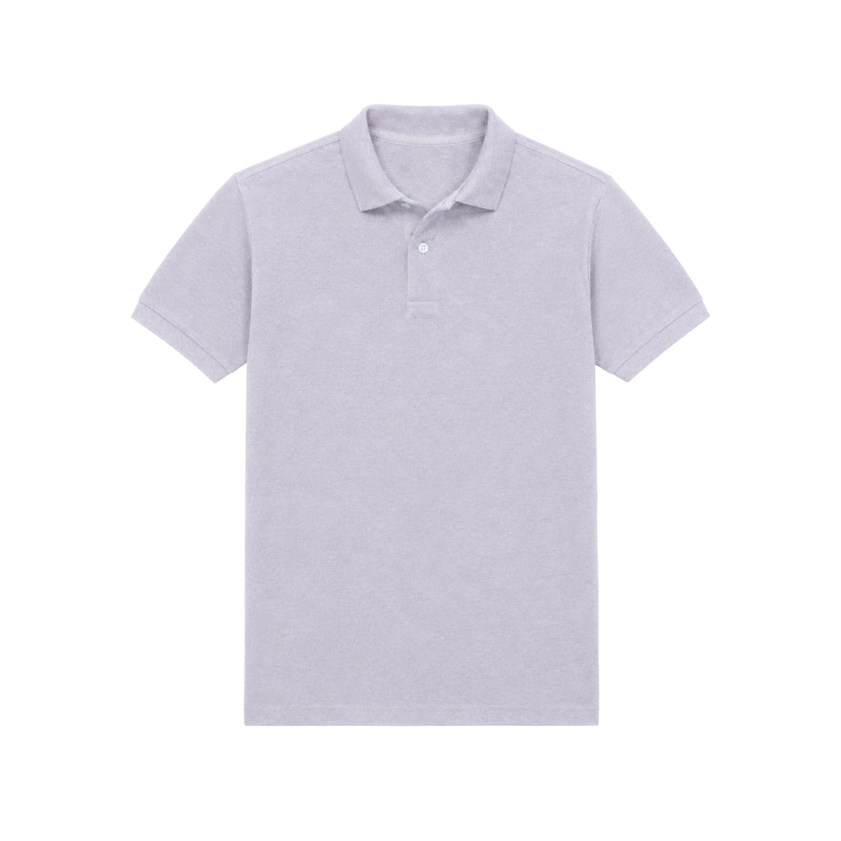 Basic Kids Polo in Silver