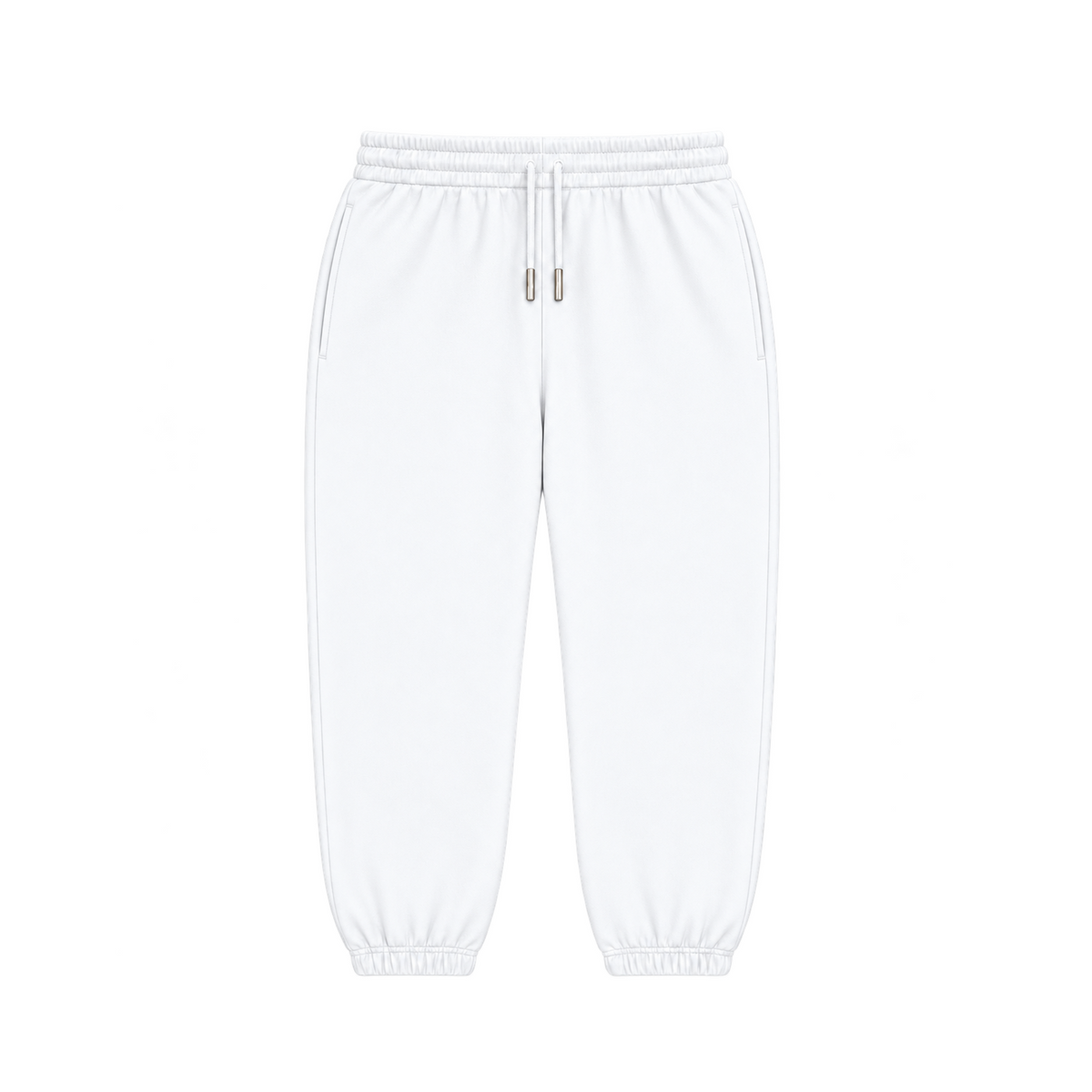 Basic Kids Sweatpants in White