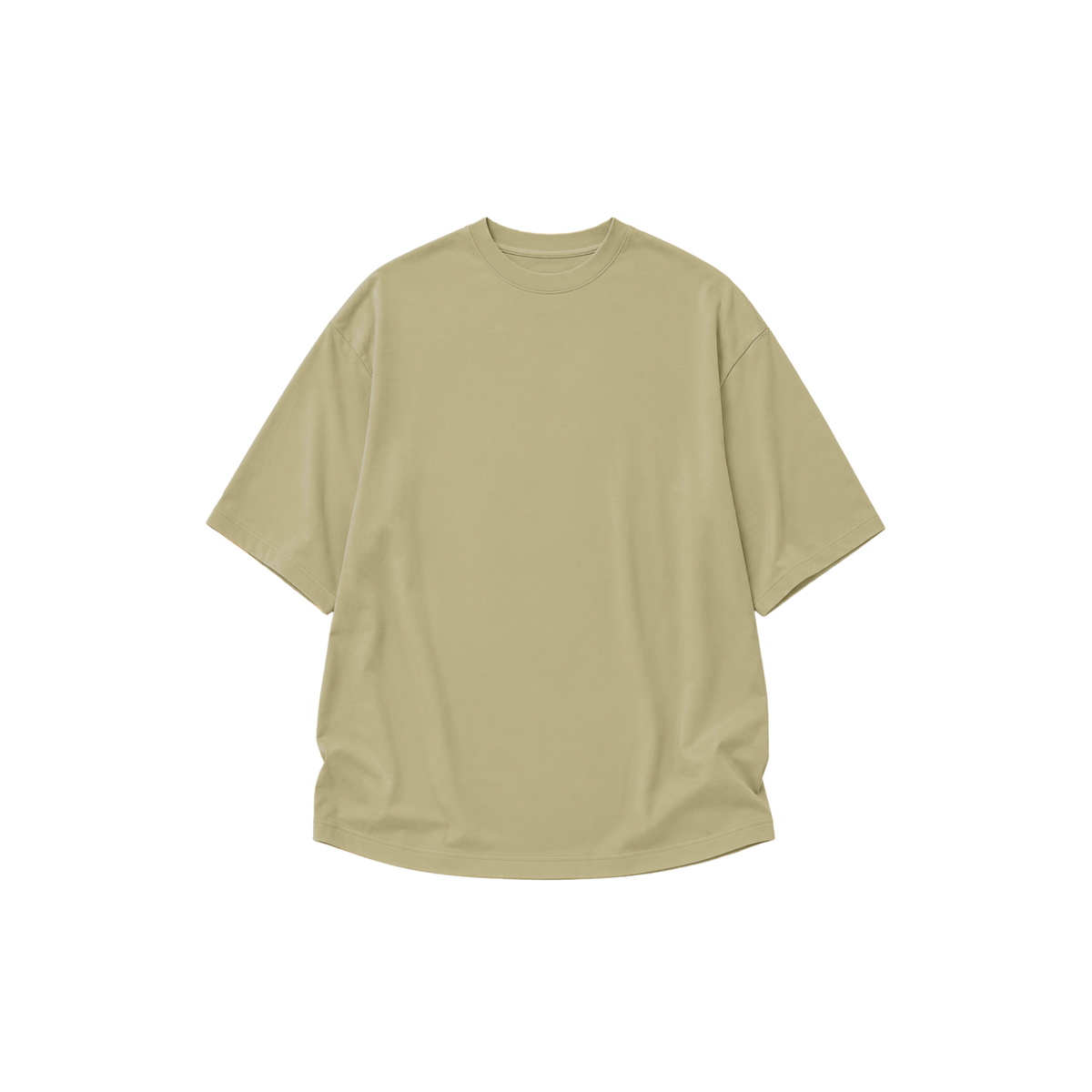 Basic Oversized Tee in beige