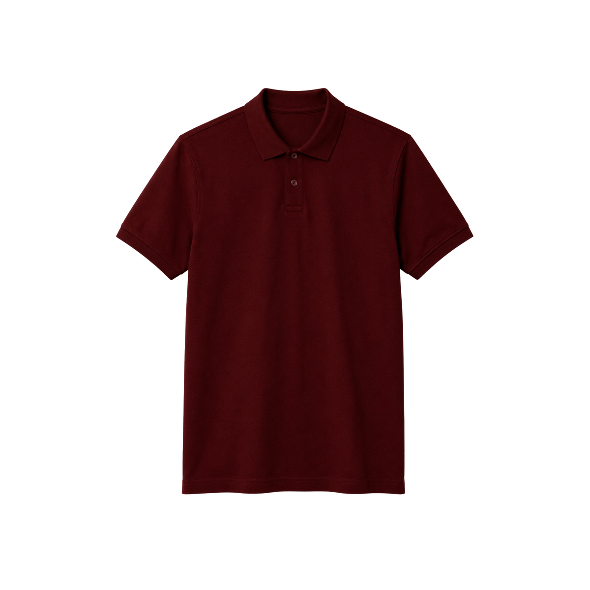 Basic Polo in Burgundy