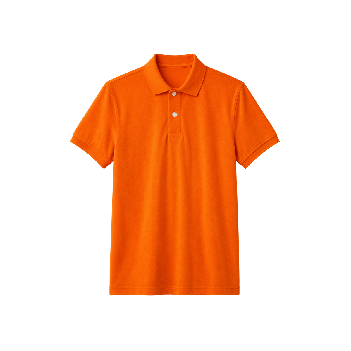 Basic Polo in Orange