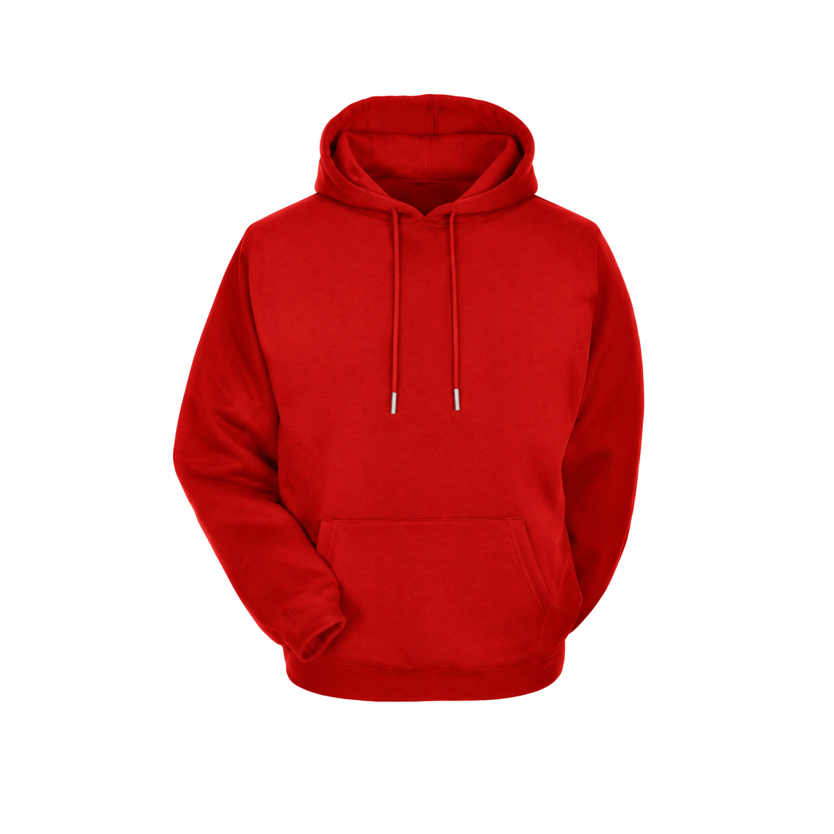 Basic Kids Hoodie in red