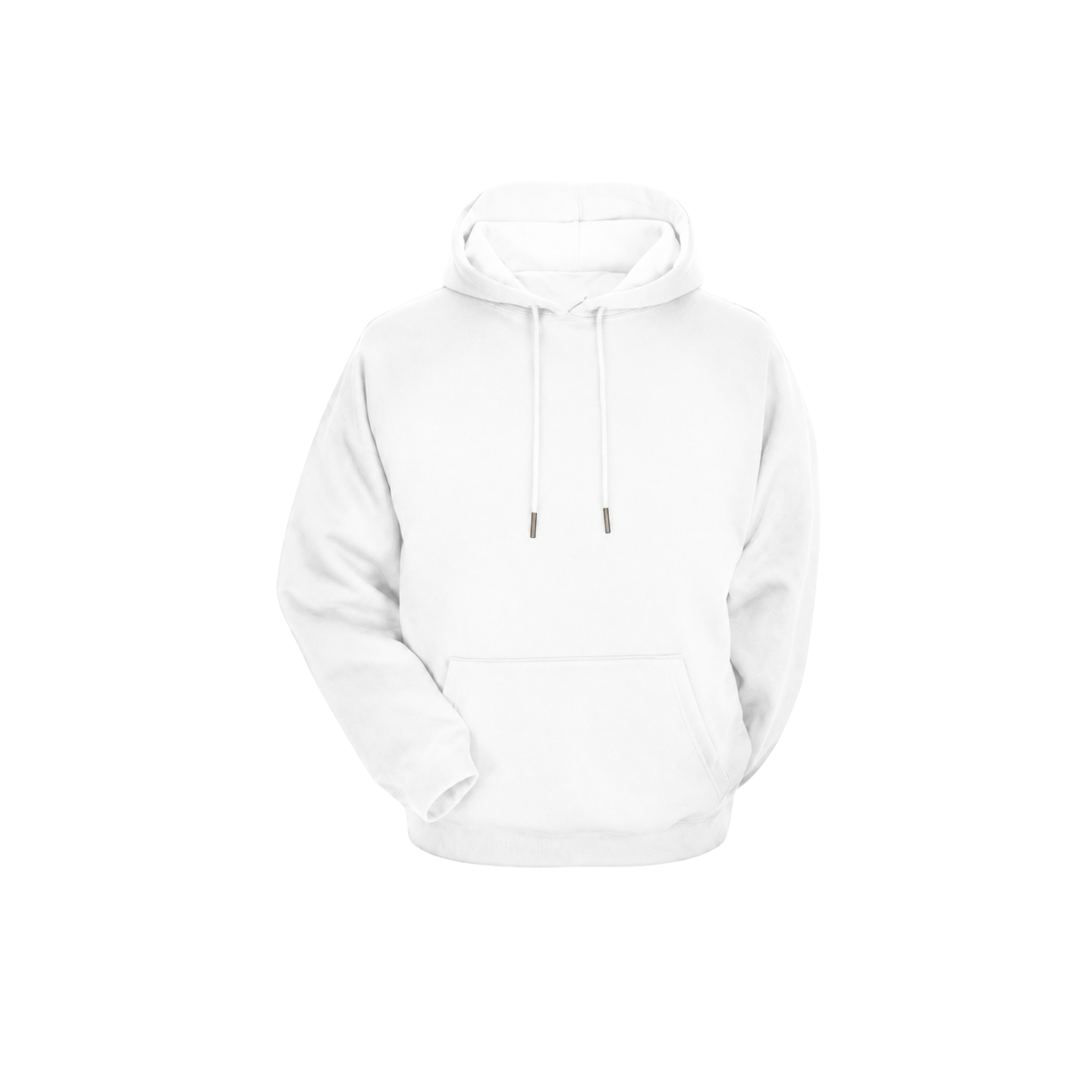 Basic Kids Hoodie in white